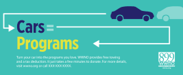 Statement Stuffer Cars Equals Programs 8.5x3.5 preview image