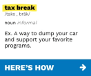 2017 Tax Break Dictionary 300x250 preview image